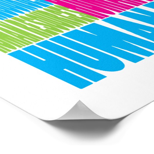 Colorful Human Resources Poster (Hoek)