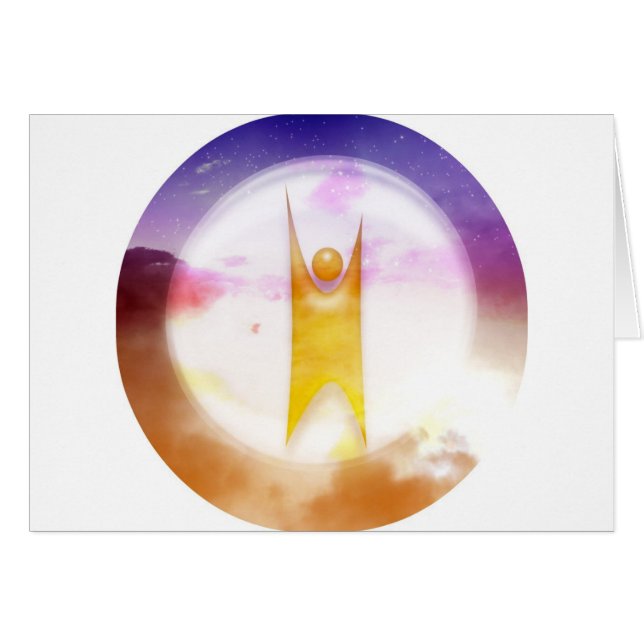 Colorful Humanisme-symbool (Voorkant Horizontaal)