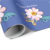Colorful Humming Bird Editable Cadeaupapier (Rol Hoek)