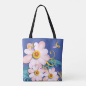 Colorful Humming Bird Tote Bag (Achterkant)