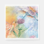 COLORFUL HUMMING BIRDS PARTIJ SERVET (Voorkant)