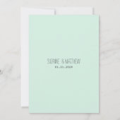 Colorful Hummingbird Floral Spring RSVP Kaart (Achterkant)