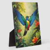 Colorful Hummingbird Fotoplaat (Zijkant)