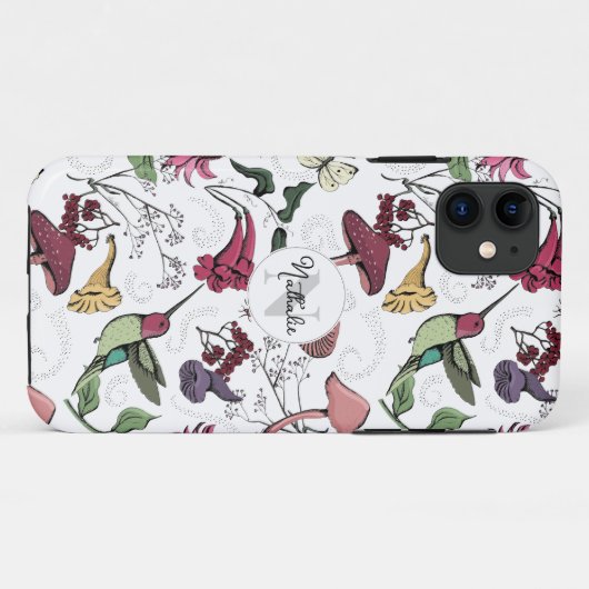 Colorful Hummingbird Garden Case-Mate iPhone Case (Achterkant (horizontaal))