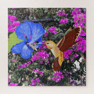 Colorful Hummingbird Legpuzzel