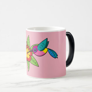 Colorful Hummingbird op Hibiscus Tropical Flower Magische Mok