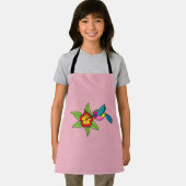 Colorful Hummingbird op Hibiscus Tropical Flower Schort (Insitu)