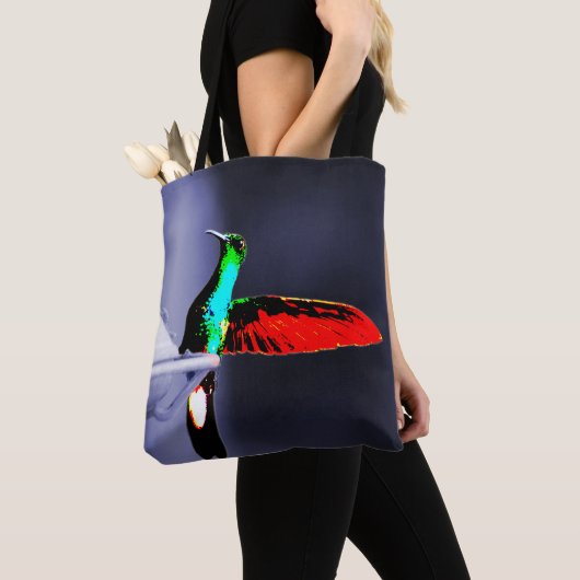 Colorful Hummingbird Tote Bag (Dichtbij)