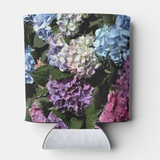 Colorful Hydrangea Flowers Wedding Favor Blikjeskoeler (Achterkant)
