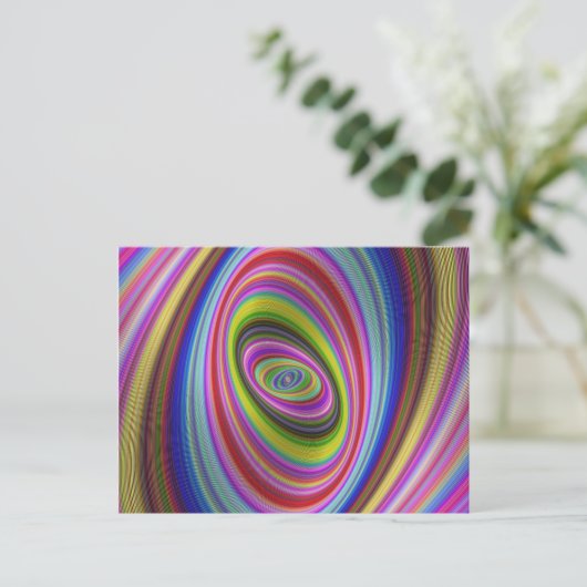 Colorful Hypnosis Briefkaart (Staand voorkant)