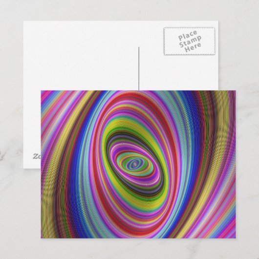 Colorful Hypnosis Briefkaart (Voorkant / Achterkant)