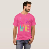 Colorful Ice Climbing Mom Ice Climbing T-shirt (Voorkant volledig)
