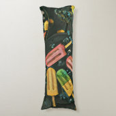 Colorful ice cream cone popsicle lichaamskussen (Voorkant Verticaal)