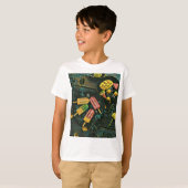 Colorful ice cream cone popsicle t-shirt (Voorkant volledig)