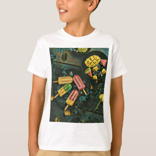 Colorful ice cream cone popsicle t-shirt