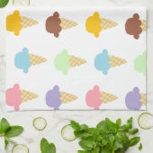 Colorful Ice Cream Cones Theedoek (Gevouwen)