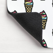 Colorful Ice Cream Pattern Muismat (Hoek)