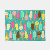 Colorful Ice Cream Pattern Summer  Deurmat (Voorkant)