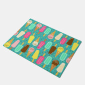 Colorful Ice Cream Pattern Summer  Deurmat (Schuin)