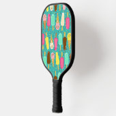 Colorful Ice Cream Pattern Summer  Pickleball Paddle (Links)