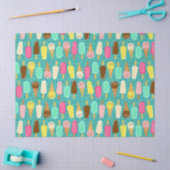 Colorful Ice Cream Pattern Summer  Tissuepapier (Craft)