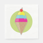 Colorful Ice Cream Servet (Voorkant)