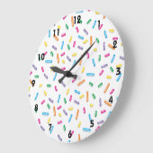 Colorful Ice Cream Snoep Sprinkles Grote Klok (Hoek)