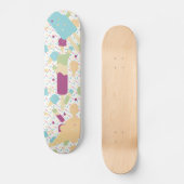 Colorful Ice Cream Sprinkles Patroonnaam Persoonlijk Skateboard (Voorkant)
