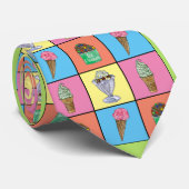 Colorful Ice Cream-Stropdas Stropdas (Opgerold)