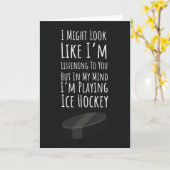 Colorful Ice Hockey Cards Net Team Sports  Kaart (Gele Bloem)