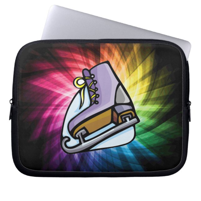 Colorful Ice-Schaats Laptop Sleeve (Voorkant)