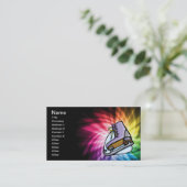 Colorful Ice-Schaats Visitekaartje (Staand voorkant)