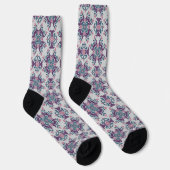 Colorful IkatFloral Motif Pattern Sokken (Rechts)
