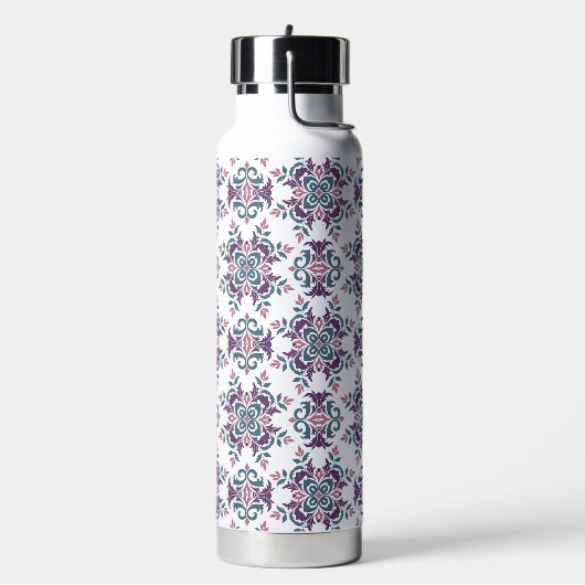 Colorful IkatFloral Motif Pattern Waterfles (Links)
