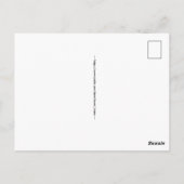 Colorful Illustrated Arizona Map Postcard Briefkaart (Achterkant)