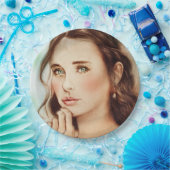 Colorful Illustrated paper bord - Lady of Spring (Feest)