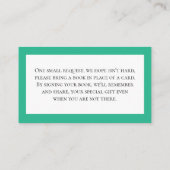 Colorful Illustrated Rainbow Book Request Card Plaatskaartje (Achterkant)