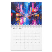 Colorful Impasto Art Calendar Kalender (Feb 2026)