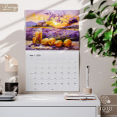 Colorful Impasto Art Calendar Kalender