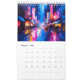 Colorful Impasto Art Calendar Kalender (Feb 2026)