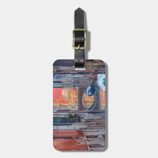 Colorful Impression of Venice Italy Bagagelabel (Voorkant verticaal)