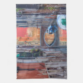 Colorful Impression of Venice Italy Theedoek (Verticaal)