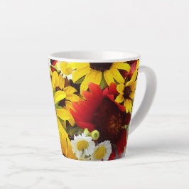 Colorful Impressionist Style Wilde flower Art Latte Mok