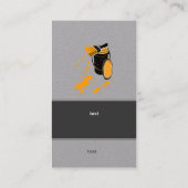 Colorful Ink Splash Professional House Painter Visitekaartje (Achterkant)