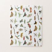 Colorful Insect Illustrator Patroon Legpuzzel (Verticaal)