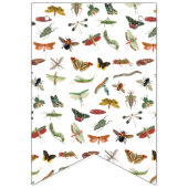 Colorful Insect Illustrator Patroon Vlaggetjes (Tweede vlag)