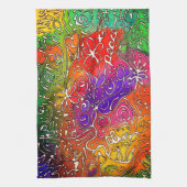 Colorful Inspirerend Friendship Words Theedoek (Verticaal)