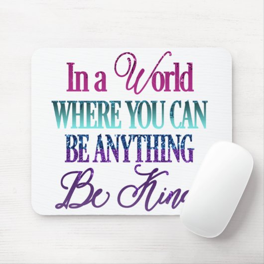 Colorful Inspirerend Glitter Muismat (Met muis)