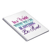 Colorful Inspirerend Glitter Notitieboek (Rechterzijde)