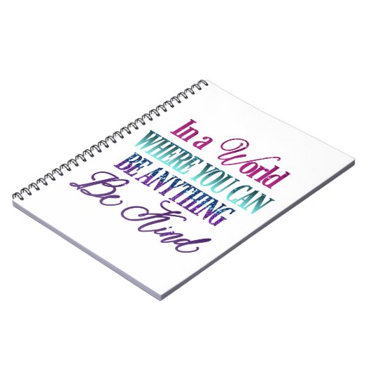Colorful Inspirerend Glitter Notitieboek (Linkerzijde)